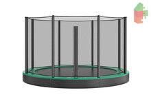 Trampoline AKROBAT ORBIT FLAT 305 (10ft) Green,inclusief veiligheidsnet