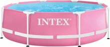 Intex Pink Metal Frame zwembad 244 x 76 cm - met filterpomp 