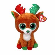 Ty Beanie Boo&#039;s Christmas Tinseltoes Reindeer 15cm