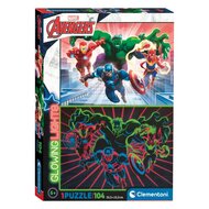 Clementoni Glow in the Dark Puzzel Avengers, 104st.