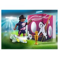 Playmobil Specials Voetbalster met Doelmuur - 70875