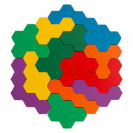 Small Foot  -  Houten Vormenpuzzel Hexagon