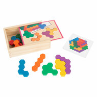 Small Foot  -  Houten Vormenpuzzel Hexagon