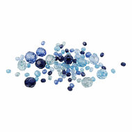 Facetkralen Mix Blauw Harmonie, 45 gram