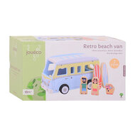 Joueco Houten Retro Strandbus met Accessoires