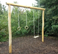 Robinia U model schommel Premium 4 haken 400 cm