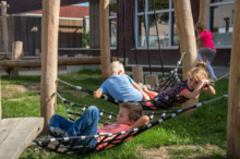 Robinia Speelstructuur voor openbaar gebruik 1000cm x 400cm