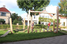 Robinia Speelstructuur voor openbaar gebruik 1000cm x 400cm