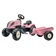 Falk Trap Tractor Country Farmer Set Pink roze 2+