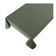 Linen &amp; More Tafelkleed Indi Army Green 140 x 250 cm