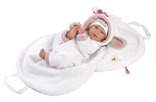 Llorens babypop LALA met roze draagtas - 42 cm