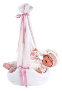 Llorens Pop Mimi Sonrisas Capazo Cig&uuml;e&ntilde;a Rosa 42 Cm