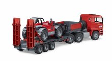 Bruder MAN TGA dieplader met Manitou MLT633