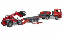 Bruder MAN TGA dieplader met Manitou MLT633