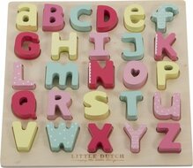 Little Dutch Letter Puzzel Roze