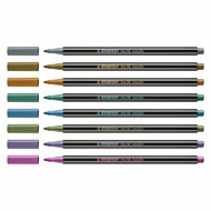 STABILO Pen 68 Metallic Viltstiften, 8st.