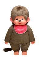 Monchhichi Jongen met slab rood (80cm)