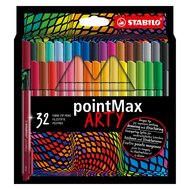 STABILO PointMax Fineliners ARTY Etui, 32st.