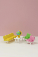 Lundby Poppenhuis Houten Poppenhuismeubels Diy - Woonkamer