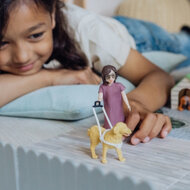 Lundby Set - Speelfiguur Vrouw Met Hulphond