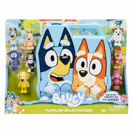 Bluey Play &amp; Go Koffer met 8 Speelfiguren