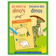 Sjabloonkaarten Zo teken je Dino&#039;s