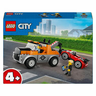 LEGO City 60435 Sleepwagen en Sportautoreparatie