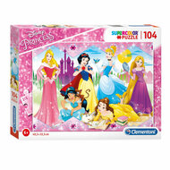 Clementoni Legpuzzel Super Color Disney Prinses, 104st.