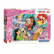 Clementoni Legpuzzel Super Color Disney Prinses II, 60st.