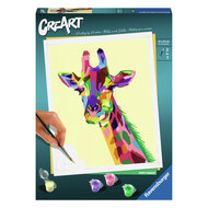 CreArt Schilderen op Nummer - Giraffe