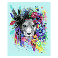 CreArt Schilderen op Nummer - Boho Lion