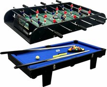 2-in-1 Multi Game Tafel Mini Groen/blauw