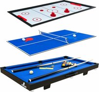 3-in-1 Multi Game Speeltafel blauw