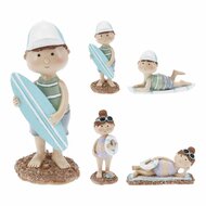 Kids Polystone Beach 12cm 4ass