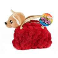 Hond Pluche Chihuahua Handtas Rood