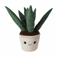 Take Me Home Knuffel Pluche - Alo&euml; Vera Plant Stippen, 45cm