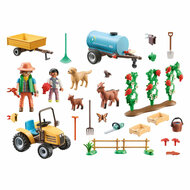 Playmobil My Life Tractor met Aanhanger en Watertank - 71442