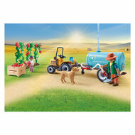 Playmobil My Life Tractor met Aanhanger en Watertank - 71442