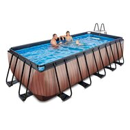 Zwembad Exit Frame Pool 5.4X2.5X1.22M (12V Zandfilter)Timber Style