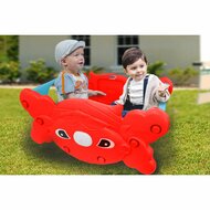 Kinderzitje Sit and Swing 2in1 rood