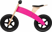 loopfiets Broozzer houten - Carbon Fibre - roze