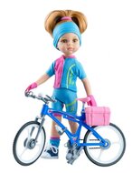 Paola Reina Pop Amigas Profesiones Dasha Met Fiets (32Cm)