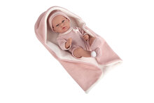 Arias Babypop Andie Met Dekentje Rose  40Cm