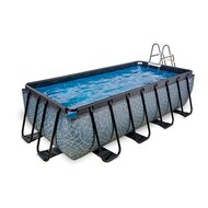 Zwembad Exit Frame Pool 4X2X1M (12V Zandfilter) Stone Grey