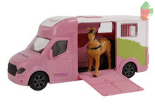 Kids Globe Anemone Paardentruck Die Cast Licht Geluid Roze 20Cm