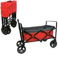 Outdoor Bolderwagen Rood/grijs