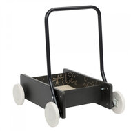 Micki Premium houten loopwagen (zwart)