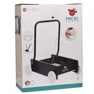 Micki Premium houten loopwagen (zwart)