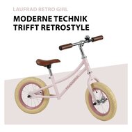 HUDORA Loopfiets Vintage Roze