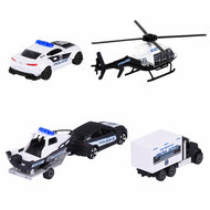 Majorette Police Force Auto&#039;s Giftpack, 4st.